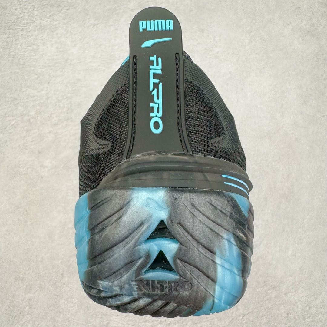 图片[8]-＃K版纯原 PUMA All-Pro Nitro 彪马舒适耐磨低帮实战篮球鞋 鞋身材质运用轻质皮革、ULTRAWEAVE 高强度超轻工程编织网面与热熔材料共同构建。针对双脚的不同区域，科学合理的提供包裹、透气、轻量化的多项职责。造型方面给人以犀利凶猛的感觉。液态金属质感的轻质柔软皮革，搭配 ULTRAWEAVE 的动态织物区域，整双鞋的质感层次特别高级。既营造出动感写意的视觉轮廓，又释放出梦幻前卫的战斗气息，颜值绝对是当下球鞋圈 T0 级别的存在！科技方面，融合 PUMA 当前各类最尖端科技，更是「ELITE 精英版」的精华所在！作为 PUMA 首双搭载内嵌式可置换中底的篮球战靴，将 NITRO™ SQD FOAM 分区密度科技与下方 PWRPLATE 前叉形碳纤维板相结合。尺码：40 40.5 41 42 42.5 43 44 44.5 45 46-选品中心