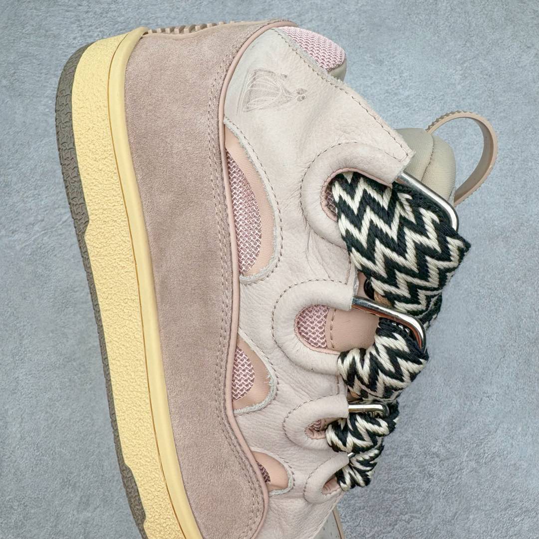 图片[6]-＃GD广顶 Lanvin Leather Curb Sneakers浪凡面包鞋 Leather是一款灵感源自90年代的运动鞋 设计自信 尺寸夸张 这款鞋由纳帕小牛皮、翻毛皮和网眼布制成 圆润的外形、加垫的鞋舌和弯曲的金属孔眼使这款精心打造的鞋格外舒适 尺码：35 36 37 38 39 40 41 42 43 44 45 46-选品中心