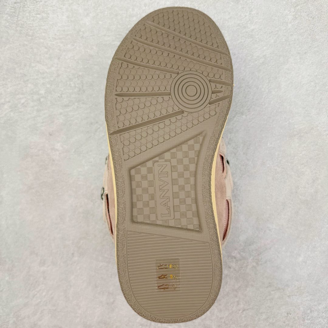 图片[9]-＃GD广顶 Lanvin Leather Curb Sneakers浪凡面包鞋 Leather是一款灵感源自90年代的运动鞋 设计自信 尺寸夸张 这款鞋由纳帕小牛皮、翻毛皮和网眼布制成 圆润的外形、加垫的鞋舌和弯曲的金属孔眼使这款精心打造的鞋格外舒适 尺码：35 36 37 38 39 40 41 42 43 44 45 46-选品中心