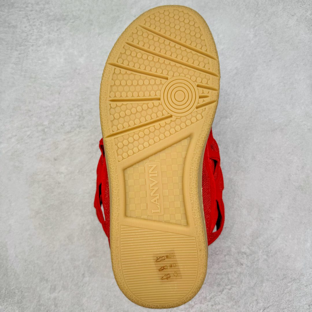 图片[9]-＃GD广顶 Lanvin Leather Curb Sneakers浪凡面包鞋 Leather是一款灵感源自90年代的运动鞋 设计自信 尺寸夸张 这款鞋由纳帕小牛皮、翻毛皮和网眼布制成 圆润的外形、加垫的鞋舌和弯曲的金属孔眼使这款精心打造的鞋格外舒适 尺码：35 36 37 38 39 40 41 42 43 44 45 46-选品中心