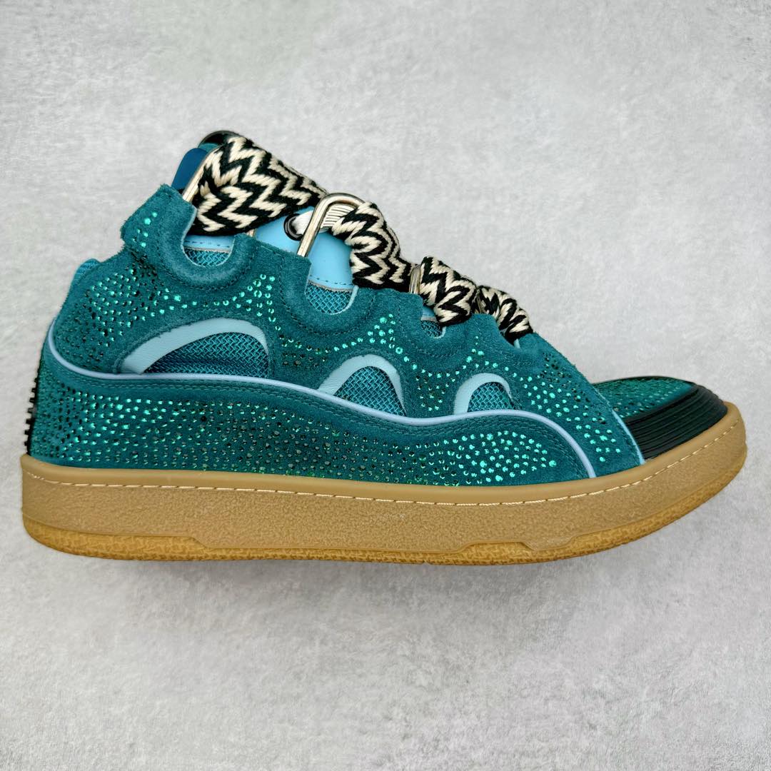 图片[6]-＃GD广顶 Lanvin Leather Curb Sneakers浪凡面包鞋 Leather是一款灵感源自90年代的运动鞋 设计自信 尺寸夸张 这款鞋由纳帕小牛皮、翻毛皮和网眼布制成 圆润的外形、加垫的鞋舌和弯曲的金属孔眼使这款精心打造的鞋格外舒适 尺码：35 36 37 38 39 40 41 42 43 44 45 46-选品中心