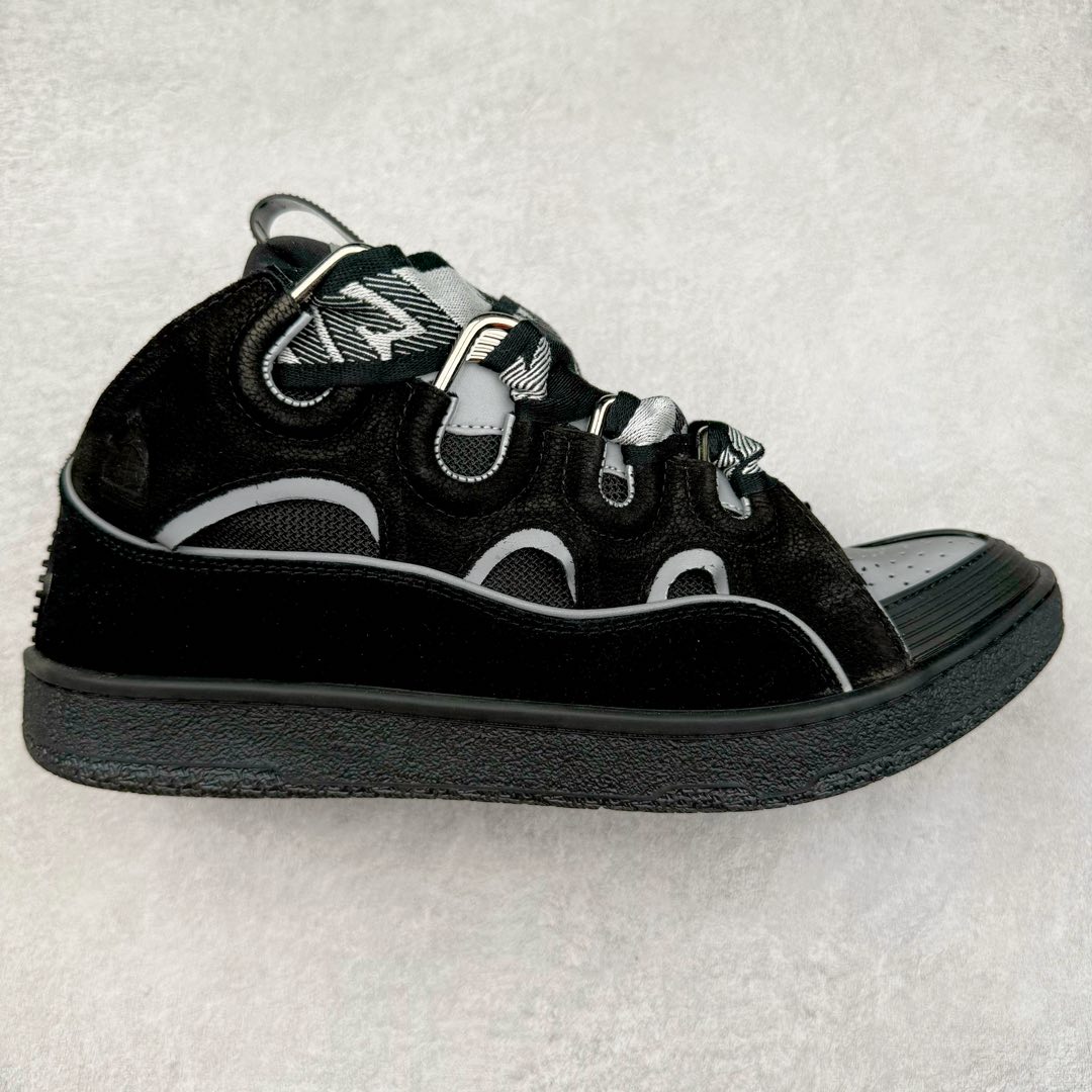 图片[7]-＃GD广顶 Lanvin Leather Curb Sneakers浪凡面包鞋 Leather是一款灵感源自90年代的运动鞋 设计自信 尺寸夸张 这款鞋由纳帕小牛皮、翻毛皮和网眼布制成 圆润的外形、加垫的鞋舌和弯曲的金属孔眼使这款精心打造的鞋格外舒适 尺码：35 36 37 38 39 40 41 42 43 44 45 46-选品中心