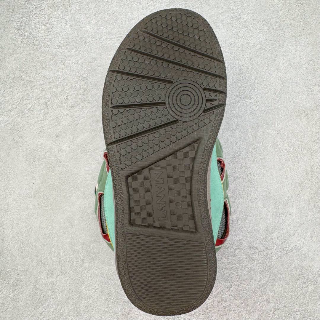 图片[9]-＃GD广顶 Lanvin Leather Curb Sneakers浪凡面包鞋 Leather是一款灵感源自90年代的运动鞋 设计自信 尺寸夸张 这款鞋由纳帕小牛皮、翻毛皮和网眼布制成 圆润的外形、加垫的鞋舌和弯曲的金属孔眼使这款精心打造的鞋格外舒适 尺码：35 36 37 38 39 40 41 42 43 44 45 46-选品中心