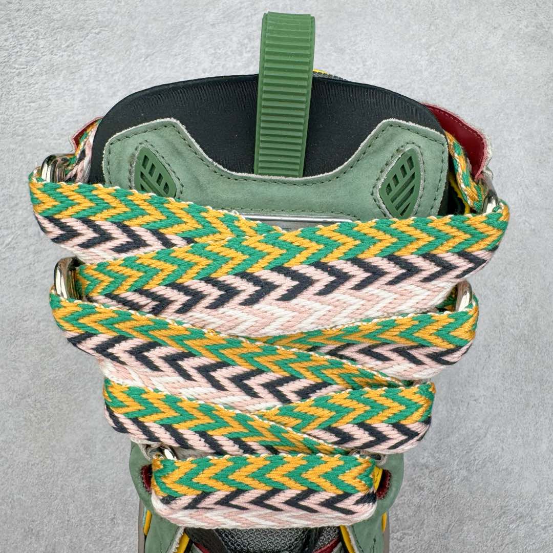 图片[5]-＃GD广顶 Lanvin Leather Curb Sneakers浪凡面包鞋 Leather是一款灵感源自90年代的运动鞋 设计自信 尺寸夸张 这款鞋由纳帕小牛皮、翻毛皮和网眼布制成 圆润的外形、加垫的鞋舌和弯曲的金属孔眼使这款精心打造的鞋格外舒适 尺码：35 36 37 38 39 40 41 42 43 44 45 46-选品中心