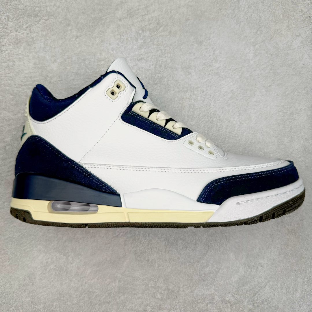 Air Jordan AJ3 Retro 海军蓝蔡白 DH3434-111 超性价比产品 欢迎对比 实力大厂成熟流水线出品 品控完美 免检产品 新配色陆续开发 全套原纸板楦头开发 原厂大底磨具加持立体防滑纹理 原装可视Air Sole气垫 原汁原味最完美的三代版型 放心开冲 男女鞋尺码：36 36.5 37.5 38 38.5 39 40 40.5 41 42 42.5 43 44 44.5 45 46 47.5-选品中心