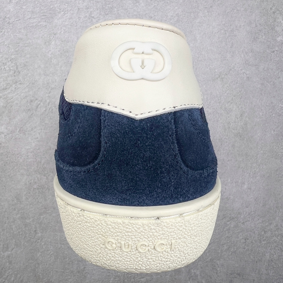 图片[8]-Gucci Lido 古驰新款复古板鞋 意大利海岸的夏日风情和海滩俱乐部汲取灵感 这款运动鞋以绒面材质匠心打造缀饰互扣式双G标识等Gucci经典符号元素 尽显别样风采 尺码：35 36 37 38 39 40 41 42 43 44 45-选品中心