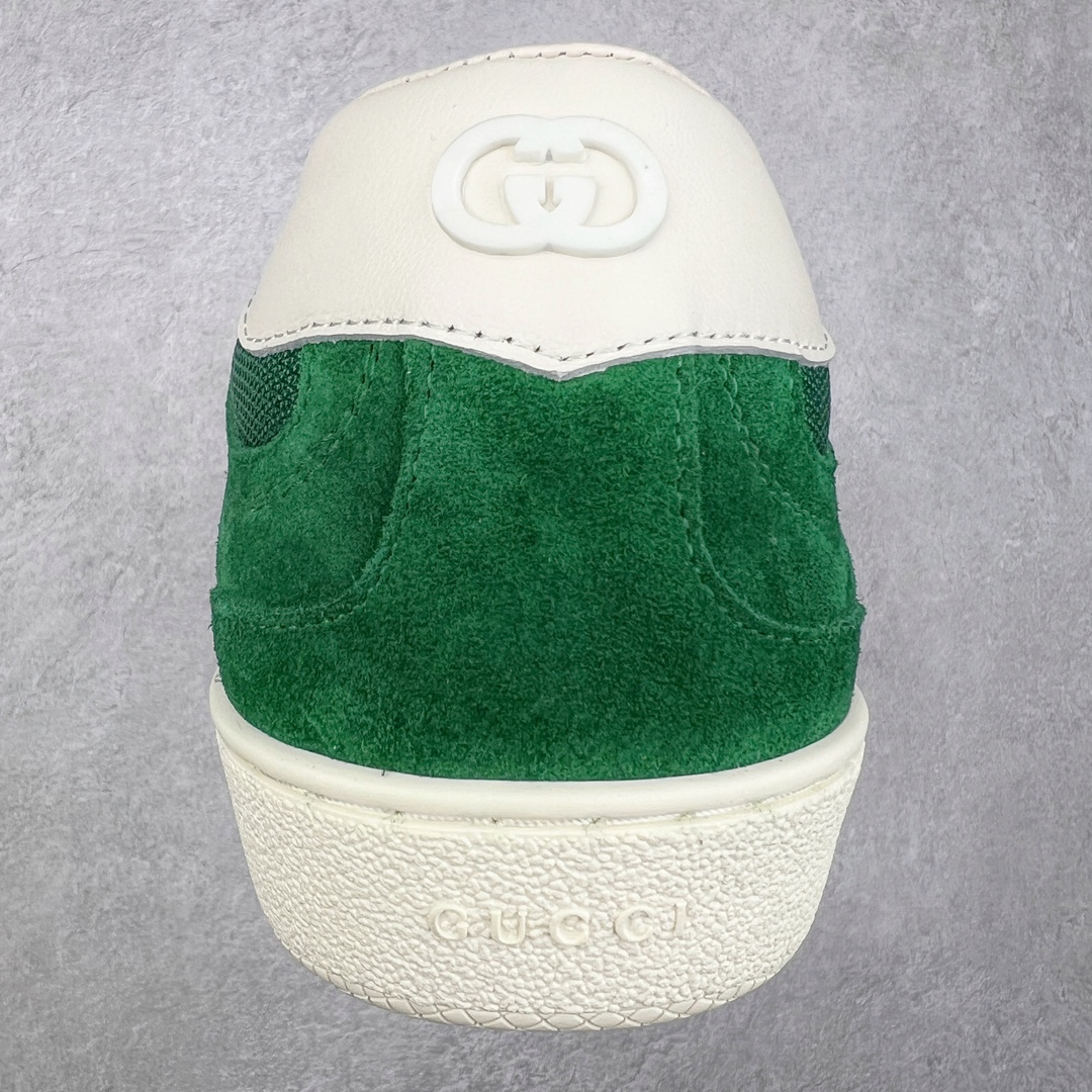 图片[8]-Gucci Lido 古驰新款复古板鞋 意大利海岸的夏日风情和海滩俱乐部汲取灵感 这款运动鞋以绒面材质匠心打造缀饰互扣式双G标识等Gucci经典符号元素 尽显别样风采 尺码：35 36 37 38 39 40 41 42 43 44 45-选品中心