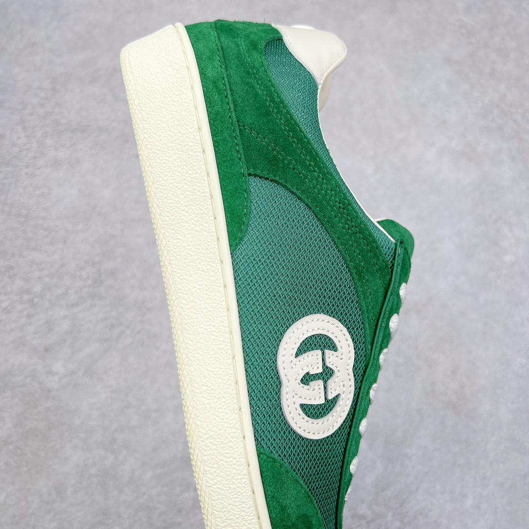 图片[6]-Gucci Lido 古驰新款复古板鞋 意大利海岸的夏日风情和海滩俱乐部汲取灵感 这款运动鞋以绒面材质匠心打造缀饰互扣式双G标识等Gucci经典符号元素 尽显别样风采 尺码：35 36 37 38 39 40 41 42 43 44 45-选品中心