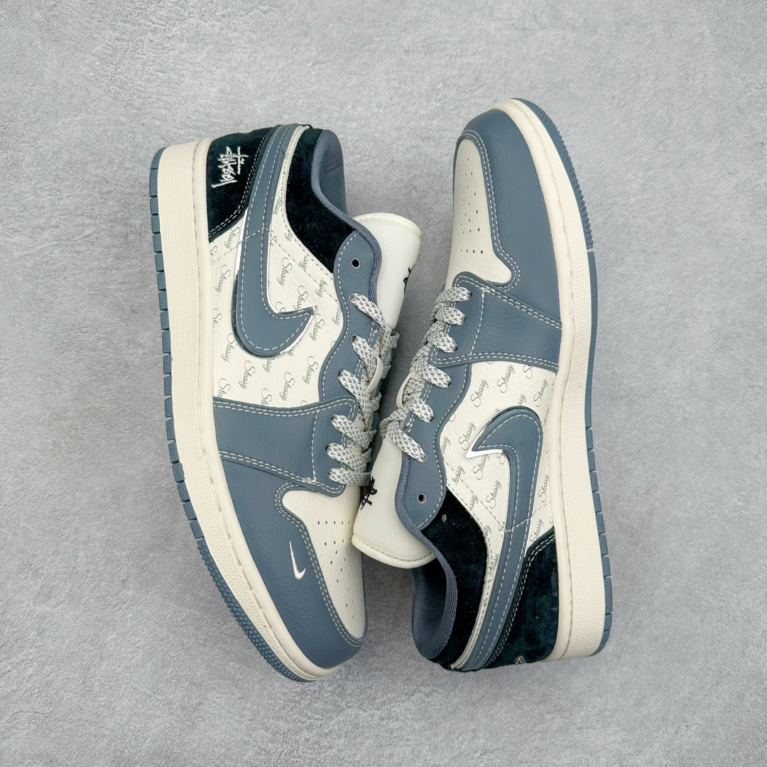 图片[3]-Air Jordan AJ1 Low 低帮系列定制配色XX3318-503 原厂内置气垫魔块 A模大底 头层小牛皮 鞋舌AJ原厂专用牛津布+AJ专用反口珍珠布+原厂无杂质高弹内里海棉+特殊封边弹力鞋带 尺码：36 36.5 37.5 38 38.5 39 40 40.5 41 42 42.5 43 44 44.5 45 46-选品中心