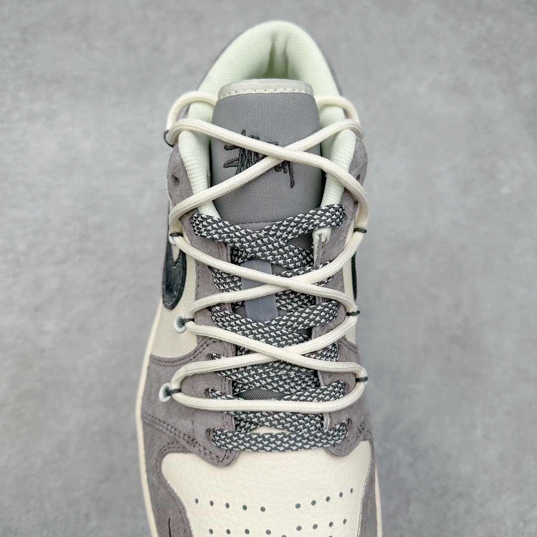 图片[5]-Air Jordan AJ1 Low 低帮系列定制配色SJ9950-050 原厂内置气垫魔块 A模大底 头层小牛皮 鞋舌AJ原厂专用牛津布+AJ专用反口珍珠布+原厂无杂质高弹内里海棉+特殊封边弹力鞋带 尺码：36 36.5 37.5 38 38.5 39 40 40.5 41 42 42.5 43 44 44.5 45 46-选品中心