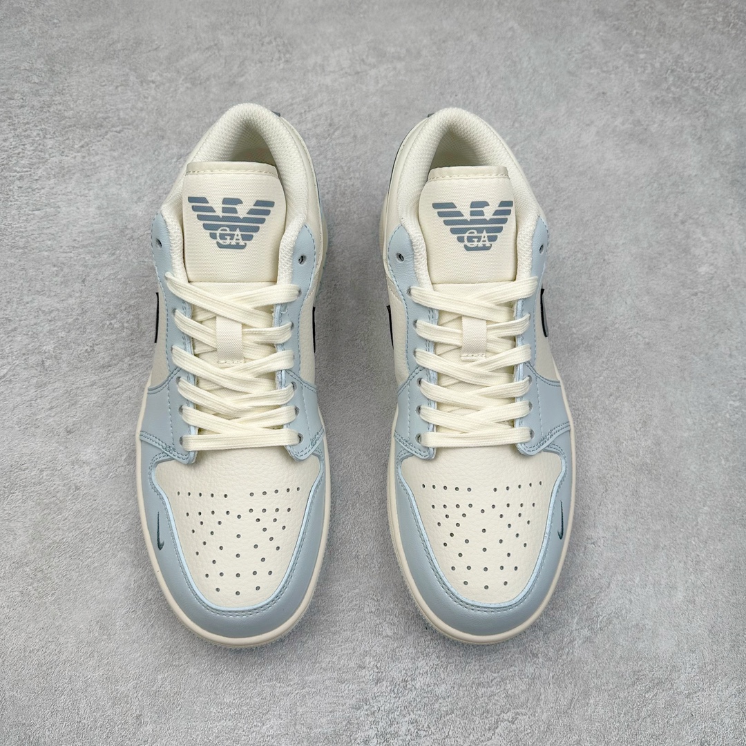 图片[2]-Air Jordan AJ1 Low 低帮系列定制配色WG8850-012 原厂内置气垫魔块 A模大底 头层小牛皮 鞋舌AJ原厂专用牛津布+AJ专用反口珍珠布+原厂无杂质高弹内里海棉+特殊封边弹力鞋带 尺码：36 36.5 37.5 38 38.5 39 40 40.5 41 42 42.5 43 44 44.5 45 46-选品中心