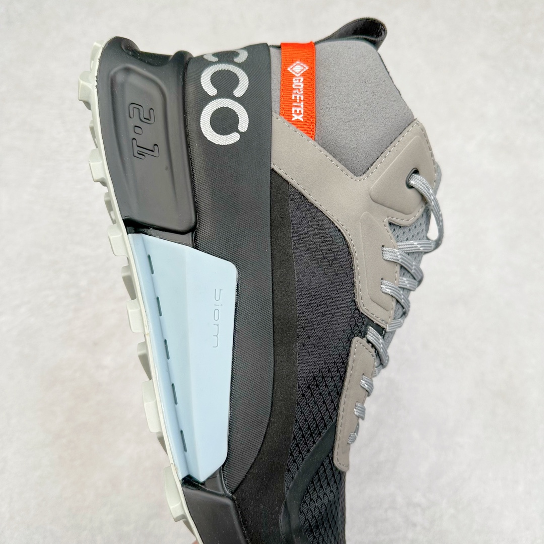 图片[6]-Ecco爱步BIOM缓震防水男鞋 徒步越野运动鞋 健步2.1山地鞋 户外运动鞋 自然律动科技鞋楦，符合人体工学 带来裸足体验 GORE-TEX防水技术结合了优化的透气性和潮湿性天气防护的功能 加固的鞋底结构增强其稳定性，加厚的鞋领提供支持与保护性，以应对挑战的越野地形 PU中底，橡胶大底，抓地力强 具有良好的防滑耐磨性 Ortholite蜂窝状压印鞋垫，长效缓震，亲肤透气 稳固防护 循迹山野 尺码：39 40 41 42 43 44 （正常码）-选品中心