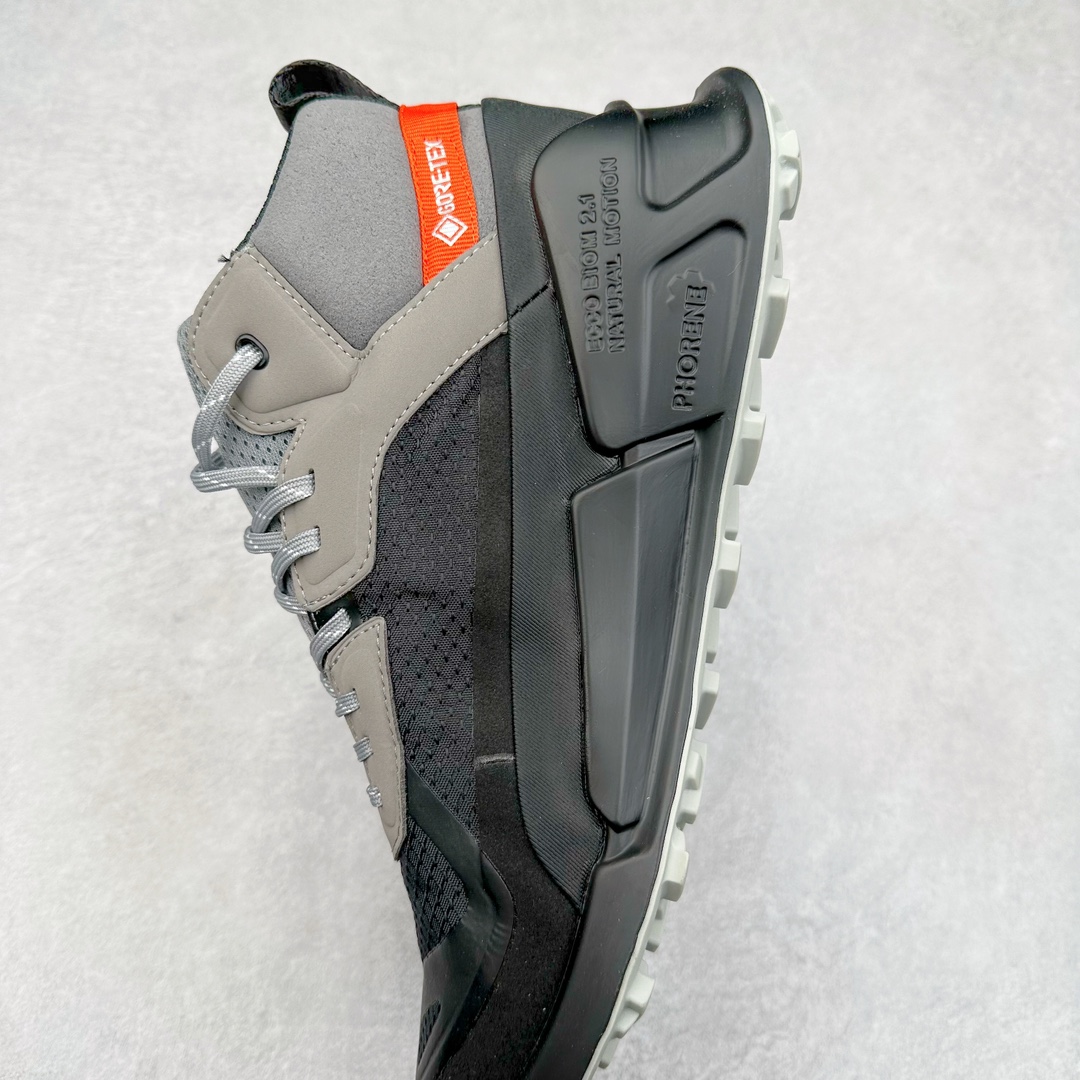 图片[7]-Ecco爱步BIOM缓震防水男鞋 徒步越野运动鞋 健步2.1山地鞋 户外运动鞋 自然律动科技鞋楦，符合人体工学 带来裸足体验 GORE-TEX防水技术结合了优化的透气性和潮湿性天气防护的功能 加固的鞋底结构增强其稳定性，加厚的鞋领提供支持与保护性，以应对挑战的越野地形 PU中底，橡胶大底，抓地力强 具有良好的防滑耐磨性 Ortholite蜂窝状压印鞋垫，长效缓震，亲肤透气 稳固防护 循迹山野 尺码：39 40 41 42 43 44 （正常码）-选品中心