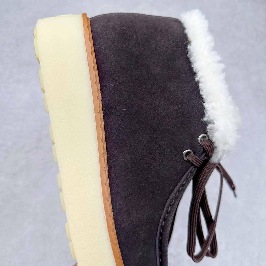 图片[6]-PRADA 普拉达24秋冬新款三角标羊毛鞋厚底靴雪地靴 材质细节可对比原版 市面普通版本区分 鞋面：双色擦色牛绒真 内里：羊羔毛 大底：原版大底 尺码：35 36 37 38 39-选品中心