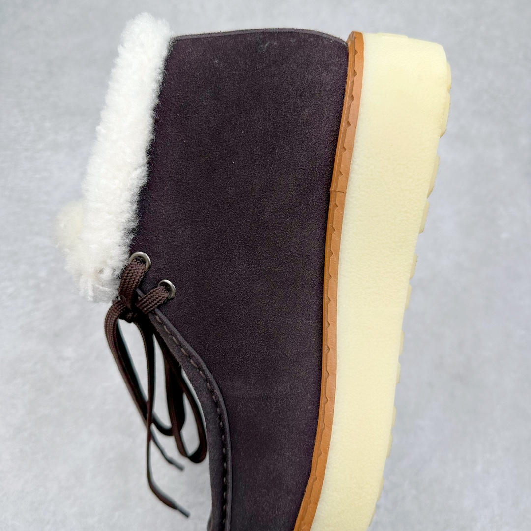 图片[7]-PRADA 普拉达24秋冬新款三角标羊毛鞋厚底靴雪地靴 材质细节可对比原版 市面普通版本区分 鞋面：双色擦色牛绒真 内里：羊羔毛 大底：原版大底 尺码：35 36 37 38 39-选品中心