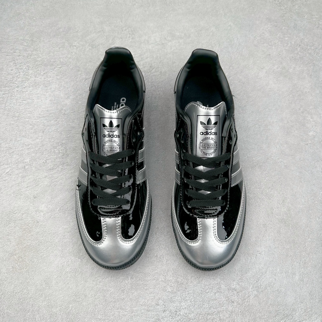 图片[2]-AD Original Samba OG 复古经典轻便板鞋 IH3364 这款桑巴鞋展示了高质量的工艺 带有装饰的超锁缝制和无缝的手感 柔软、柔软的皮革造型和标志性的3条纹完成了精致的外观 正规合身鞋带 鞋面上有绒面鞋垫 橡胶鞋底 享受正畸套筒软感 自50年代首次亮相以来就一直在赢得粉丝的青睐 尺码：36 36.5 37.5 38 38.5 39 40 40.5 41 42 42.5 43 44 44.5 45-选品中心