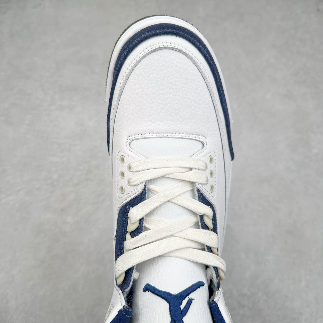 图片[4]-Air Jordan AJ3 Retro 海军蓝蔡白 DH3434-111 超性价比产品 欢迎对比 实力大厂成熟流水线出品 品控完美 免检产品 新配色陆续开发 全套原纸板楦头开发 原厂大底磨具加持立体防滑纹理 原装可视Air Sole气垫 原汁原味最完美的三代版型 放心开冲 男女鞋尺码：36 36.5 37.5 38 38.5 39 40 40.5 41 42 42.5 43 44 44.5 45 46 47.5-选品中心