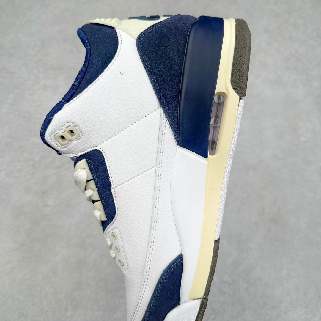 图片[7]-Air Jordan AJ3 Retro 海军蓝蔡白 DH3434-111 超性价比产品 欢迎对比 实力大厂成熟流水线出品 品控完美 免检产品 新配色陆续开发 全套原纸板楦头开发 原厂大底磨具加持立体防滑纹理 原装可视Air Sole气垫 原汁原味最完美的三代版型 放心开冲 男女鞋尺码：36 36.5 37.5 38 38.5 39 40 40.5 41 42 42.5 43 44 44.5 45 46 47.5-选品中心