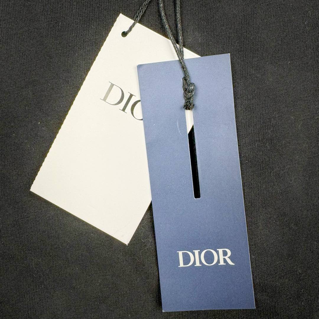 图片[13]-＃GD广顶 DIOR迪奥 SS24 Logo字母印花宽松圆领短袖T恤小草印花套头卫衣 面料采用 32s双纱全棉平纹布 面料做刷毛工艺 表面有轻微棉絮 手感也会变柔软 配套【21s双纱精梳棉1*1横机织造罗纹】前幅采用【八爪机丝网胶浆印花】【激光刻画字母镂空网点菲林】开【100目数机械网板】后幅字母采用前幅同等工艺 花朵图案采用【彩拔直喷加网点浆印】尺码：XS S M L-选品中心