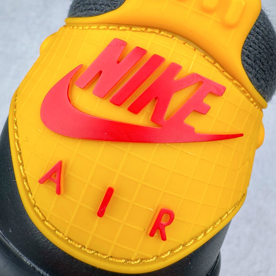 图片[16]-＃KZ纯原 Air Jordan AJ4 RM 重制版低帮复古篮球鞋 黑黄 FQ7939-007 亲自操刀耗时半年巨作 全套原纸板楦头开发 确保原汁原味 完美呈现版型 一比一鞋头弧度高度鞋身弧度 原厂TPU 正确内里网布 菱角分明不变形无多余毛边 柔软性质感一致于原鞋 原厂织唛标 原厂飞人电绣工艺 尾指中部跳三针 独家绑鞋带手法 印刷中底布 四线拉帮 米色美纹纸贴合固定 进口港宝加持 后跟自然饱满 全鞋荧光划线卡点 追求极致完美 每一双都是工艺品 多重QC质检 超越公司货的品控标准 实实在在的免检产品 采用了低帮的设计 并保留了众多AJ4的经典元素 鞋身以皮革、麂皮材质拼接打造 AJ4经典的TPU材质延伸至后跟 增强鞋款稳定性 而鞋身侧面的网格设计则被取消 尾部的NIKE AIR标志也得到保留 并同时带有飞人logo 中底部分同样搭载了可视AIR气垫 鞋底采用米白色中底和外底呈现 为整个设计收尾 尺码：36 36.5 37.5 38 38.5 39 40 40.5 41 42 42.5 43 44 44.5 45 46 47.5-选品中心