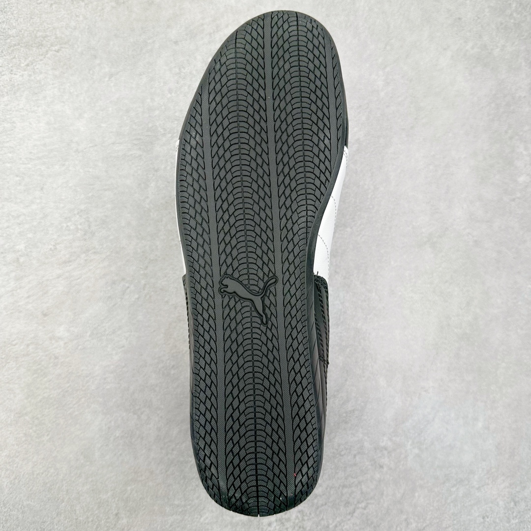 图片[9]-＃特价福利 PUMA Speedca OG 彪马极速赛车系列低帮德训风拼接复古百搭休闲运动赛车鞋 鞋款从80、90年代赛车手所穿的防火赛车鞋为原型，鞋身线条模仿了赛车的流线廓形，体现了空气动力学原理的结构。简约流畅的外观，恰好又和贯穿其中的Formstrip Logo融合恰到好处，视觉上细节丰富且协调。本次Speedcat OG鞋款归来，最大看点自然式保留了窄版鞋型以及薄底构造。这两年各品牌鞋底越做越厚，Speedcat反其道而行之，上脚几乎无鞋底的效果带来耳目一新的视觉体验。鞋面依旧是以质感细腻的麂皮材质打造，并且大面积近乎全包裹的使用，复古味道也愈发浓烈。配色上更是将最原始的黑色和红色带回，向F1赛车队的标志性队服致敬。相信让各位一眼种草的更多是出挑的大红色，上脚即可瞬间点亮整体造型，在以球鞋为核心的OOTD中脱颖而出。而另一款黑色则是低调的万金油，彰显新潮个性的同时又不喧宾夺主，也是热爱简约系穿搭朋友的首选。 尺码：35.5 36 37 37.5 38 38.5 39 40 40.5 41 42 42.5 43 44 44.5 45-选品中心