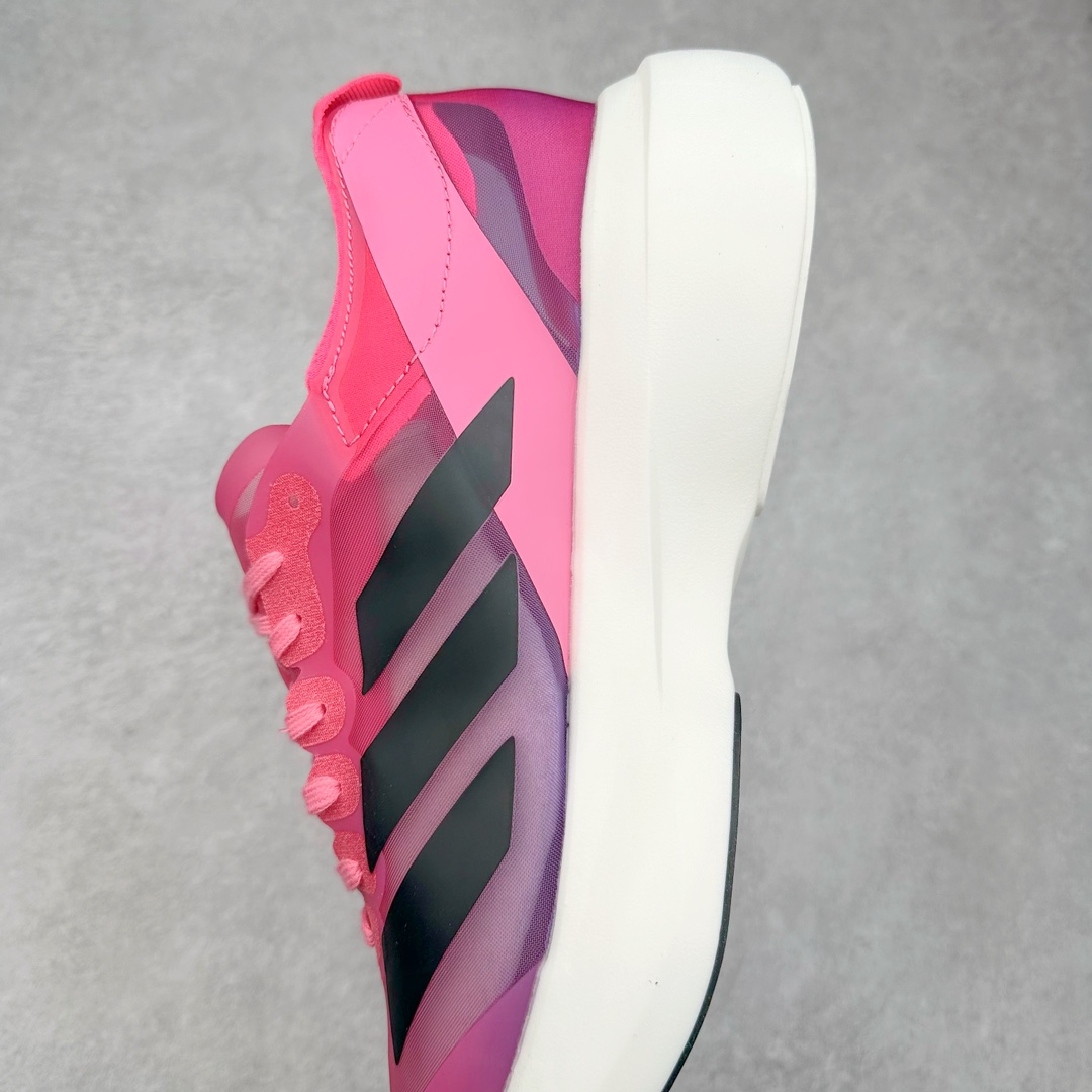 图片[7]-AD Adizero Eva SL M 零度进化版系列低帮轻便透气竞速休闲运动慢跑鞋 IH5570 相信大家对去年 adidas 横空出世的「顶级超跑」adiZero Adios Pro EVO 1 记忆犹新！不仅登顶阿迪史上最轻跑鞋宝座，更在接下来的全球马拉松赛事中，持续书写着惊人成绩，被网友戏称新一代「阿迪神鞋」全网刷屏！极简设计语言与强烈速度感和存在感的鞋侧三线，让人过目不忘，特别种草！其中定位于中长跑训练的 adidas Adizero Evo SL，整体外观造型与 adiZero Adios Pro EVO 1 非常相似。中底配置方面搭载全掌 Lightstrike Pro，鞋面采用透气网面示人，契合日常训练鞋的定位，更加耐用。外底给到了马牌橡胶，及类似上代竞速旗舰 adidas Adizero Adios Pro 3 区域分布。整体看下来无论是外观的鲜明辨识度，还是配置的扎实程度都很顶。尺码：36 36⅔ 37⅓ 38 38⅔ 39⅓ 40 40⅔ 41⅓ 42 42⅔ 43⅓ 44 45-选品中心