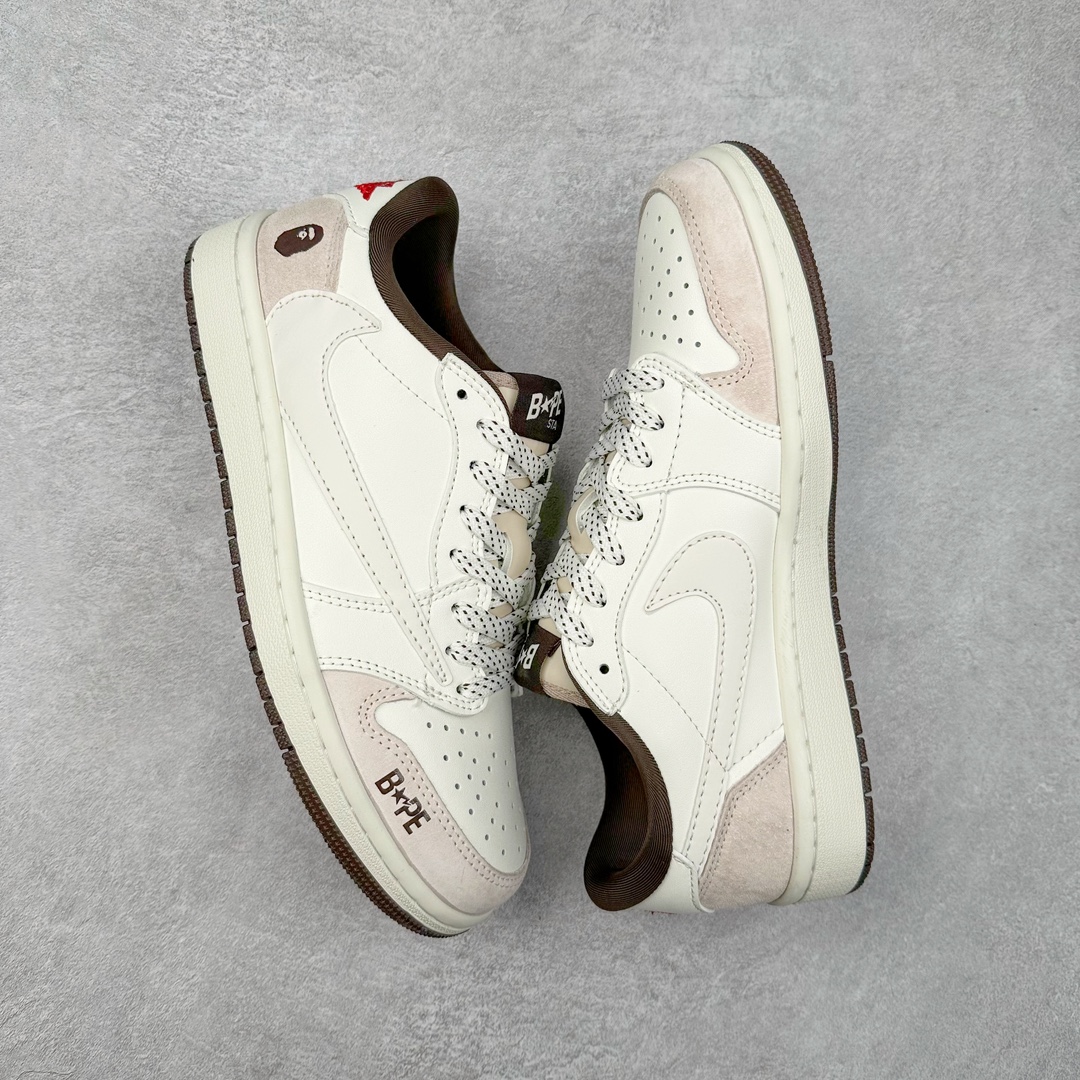 图片[3]-TS x Air Jordan AJ1 Low 倒钩低帮联名定制配色 AG3702-807 原厂内置气垫魔块 A模大底 头层小牛皮 鞋舌AJ原厂专用牛津布+AJ专用反口珍珠布+原厂无杂质高弹内里海棉+特殊封边弹力鞋带 尺码：36 36.5 37.5 38 38.5 39 40 40.5 41 42 42.5 43 44 44.5 45 46 47.5-选品中心