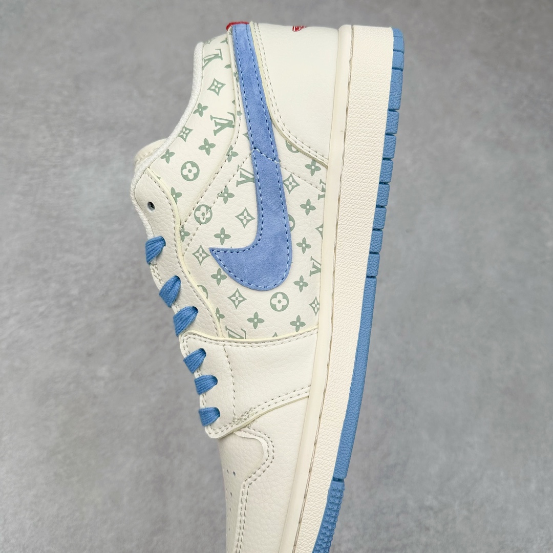 图片[7]-Air Jordan AJ1 Low 低帮系列定制配色WG8850-008 原厂内置气垫魔块 A模大底 头层小牛皮 鞋舌AJ原厂专用牛津布+AJ专用反口珍珠布+原厂无杂质高弹内里海棉+特殊封边弹力鞋带 尺码：36 36.5 37.5 38 38.5 39 40 40.5 41 42 42.5 43 44 44.5 45 46-选品中心