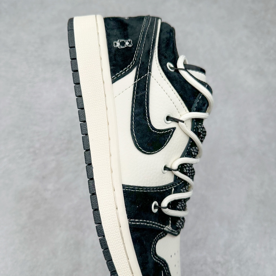图片[6]-Air Jordan AJ1 Low 低帮系列定制配色SJ9950-013 原厂内置气垫魔块 A模大底 头层小牛皮 鞋舌AJ原厂专用牛津布+AJ专用反口珍珠布+原厂无杂质高弹内里海棉+特殊封边弹力鞋带 尺码：36 36.5 37.5 38 38.5 39 40 40.5 41 42 42.5 43 44 44.5 45 46-选品中心