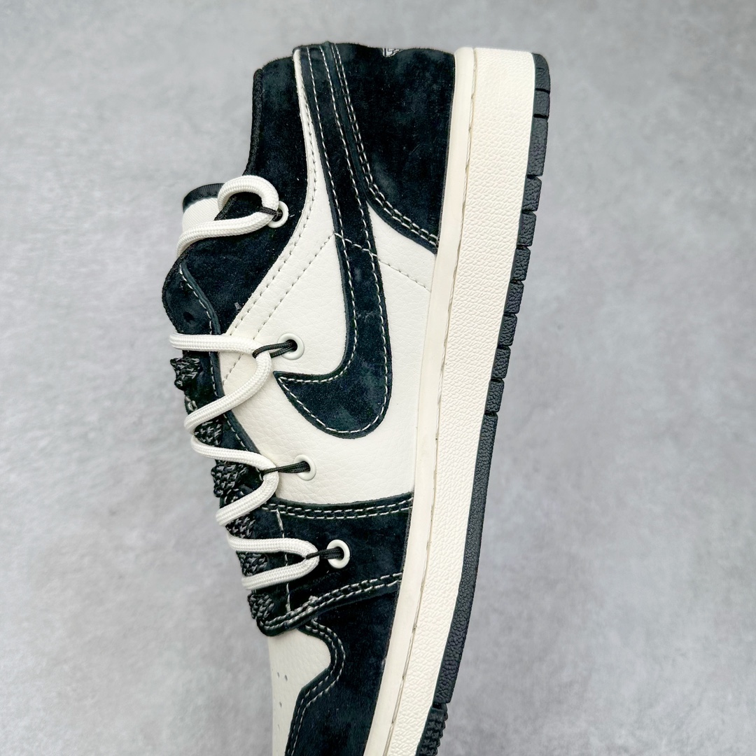 图片[7]-Air Jordan AJ1 Low 低帮系列定制配色SJ9950-013 原厂内置气垫魔块 A模大底 头层小牛皮 鞋舌AJ原厂专用牛津布+AJ专用反口珍珠布+原厂无杂质高弹内里海棉+特殊封边弹力鞋带 尺码：36 36.5 37.5 38 38.5 39 40 40.5 41 42 42.5 43 44 44.5 45 46-选品中心