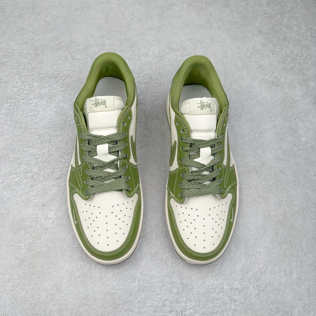 图片[2]-TS x Air Jordan AJ1 Low 倒钩低帮联名定制配色 BB1199-201 原厂内置气垫魔块 A模大底 头层小牛皮 鞋舌AJ原厂专用牛津布+AJ专用反口珍珠布+原厂无杂质高弹内里海棉+特殊封边弹力鞋带 尺码：36 36.5 37.5 38 38.5 39 40 40.5 41 42 42.5 43 44 44.5 45 46 47.5-选品中心