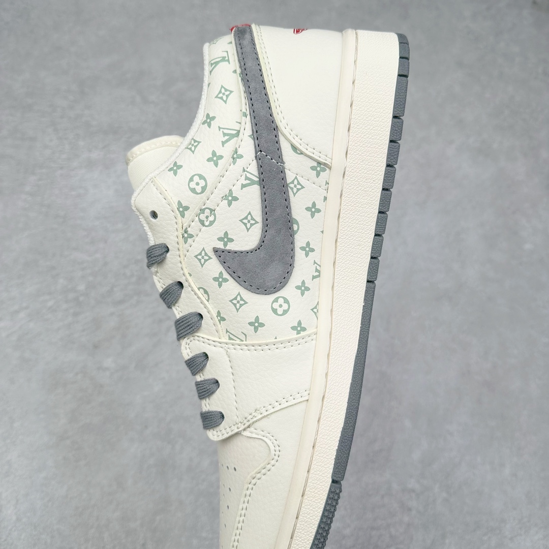 图片[7]-Air Jordan AJ1 Low 低帮系列定制配色WG8850-009 原厂内置气垫魔块 A模大底 头层小牛皮 鞋舌AJ原厂专用牛津布+AJ专用反口珍珠布+原厂无杂质高弹内里海棉+特殊封边弹力鞋带 尺码：36 36.5 37.5 38 38.5 39 40 40.5 41 42 42.5 43 44 44.5 45 46-选品中心