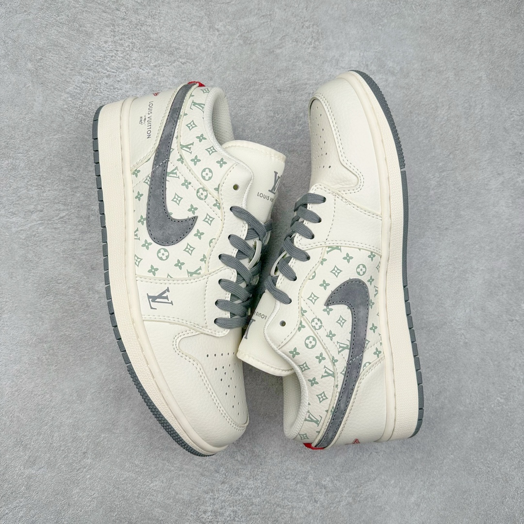 图片[3]-Air Jordan AJ1 Low 低帮系列定制配色WG8850-009 原厂内置气垫魔块 A模大底 头层小牛皮 鞋舌AJ原厂专用牛津布+AJ专用反口珍珠布+原厂无杂质高弹内里海棉+特殊封边弹力鞋带 尺码：36 36.5 37.5 38 38.5 39 40 40.5 41 42 42.5 43 44 44.5 45 46-选品中心