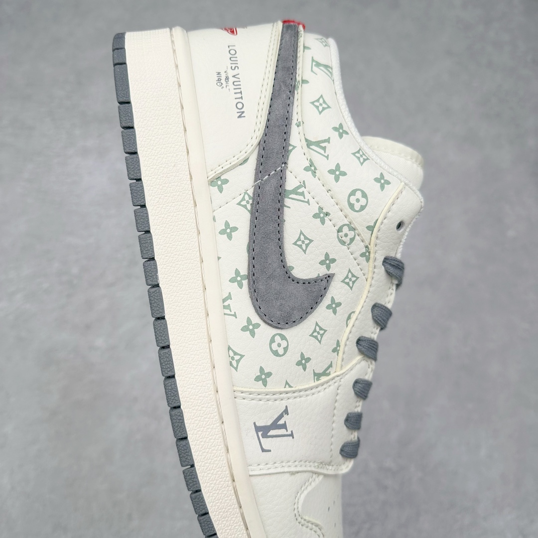 图片[6]-Air Jordan AJ1 Low 低帮系列定制配色WG8850-009 原厂内置气垫魔块 A模大底 头层小牛皮 鞋舌AJ原厂专用牛津布+AJ专用反口珍珠布+原厂无杂质高弹内里海棉+特殊封边弹力鞋带 尺码：36 36.5 37.5 38 38.5 39 40 40.5 41 42 42.5 43 44 44.5 45 46-选品中心