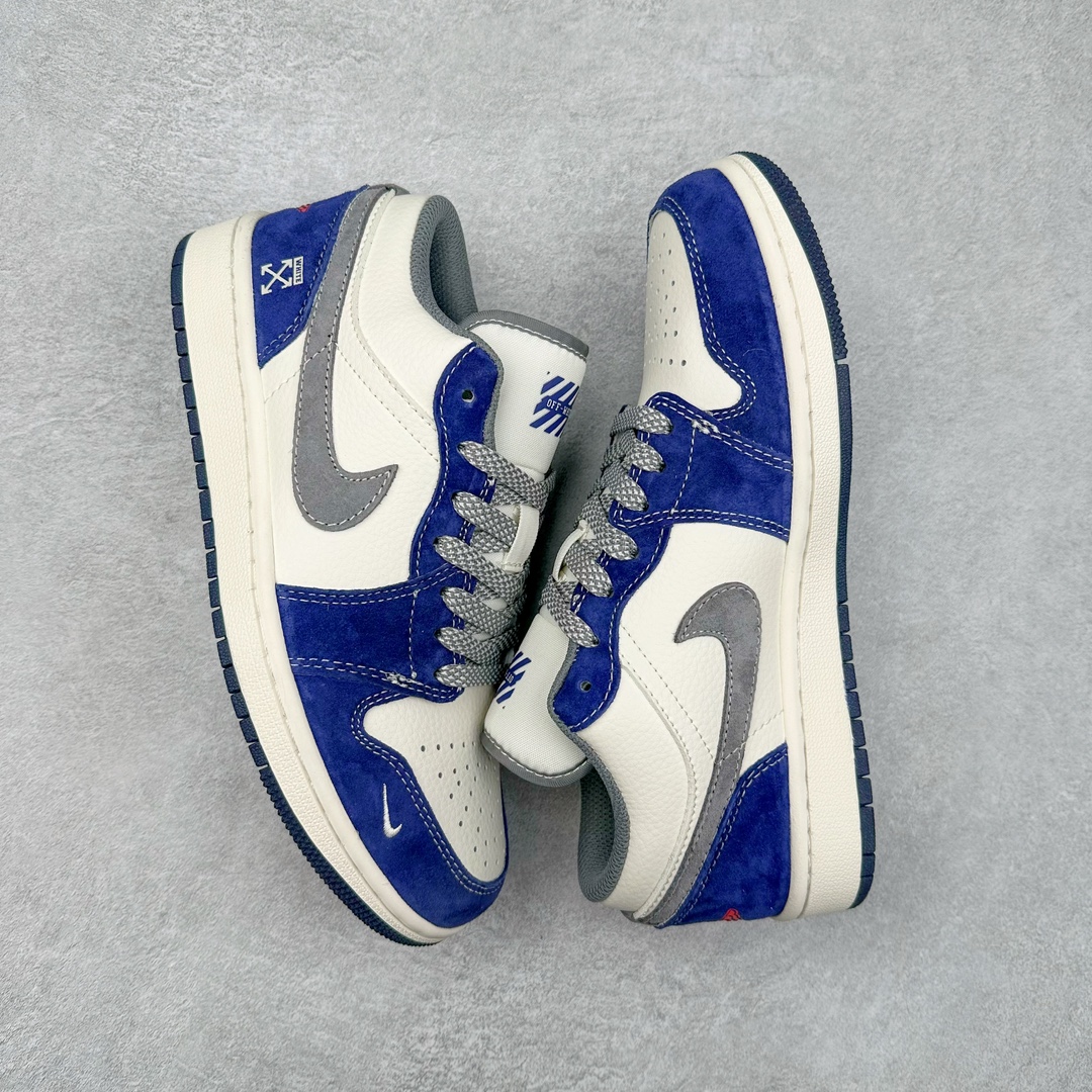 图片[3]-Air Jordan AJ1 Low 低帮系列定制配色WG8850-013 原厂内置气垫魔块 A模大底 头层小牛皮 鞋舌AJ原厂专用牛津布+AJ专用反口珍珠布+原厂无杂质高弹内里海棉+特殊封边弹力鞋带 尺码：36 36.5 37.5 38 38.5 39 40 40.5 41 42 42.5 43 44 44.5 45 46-选品中心