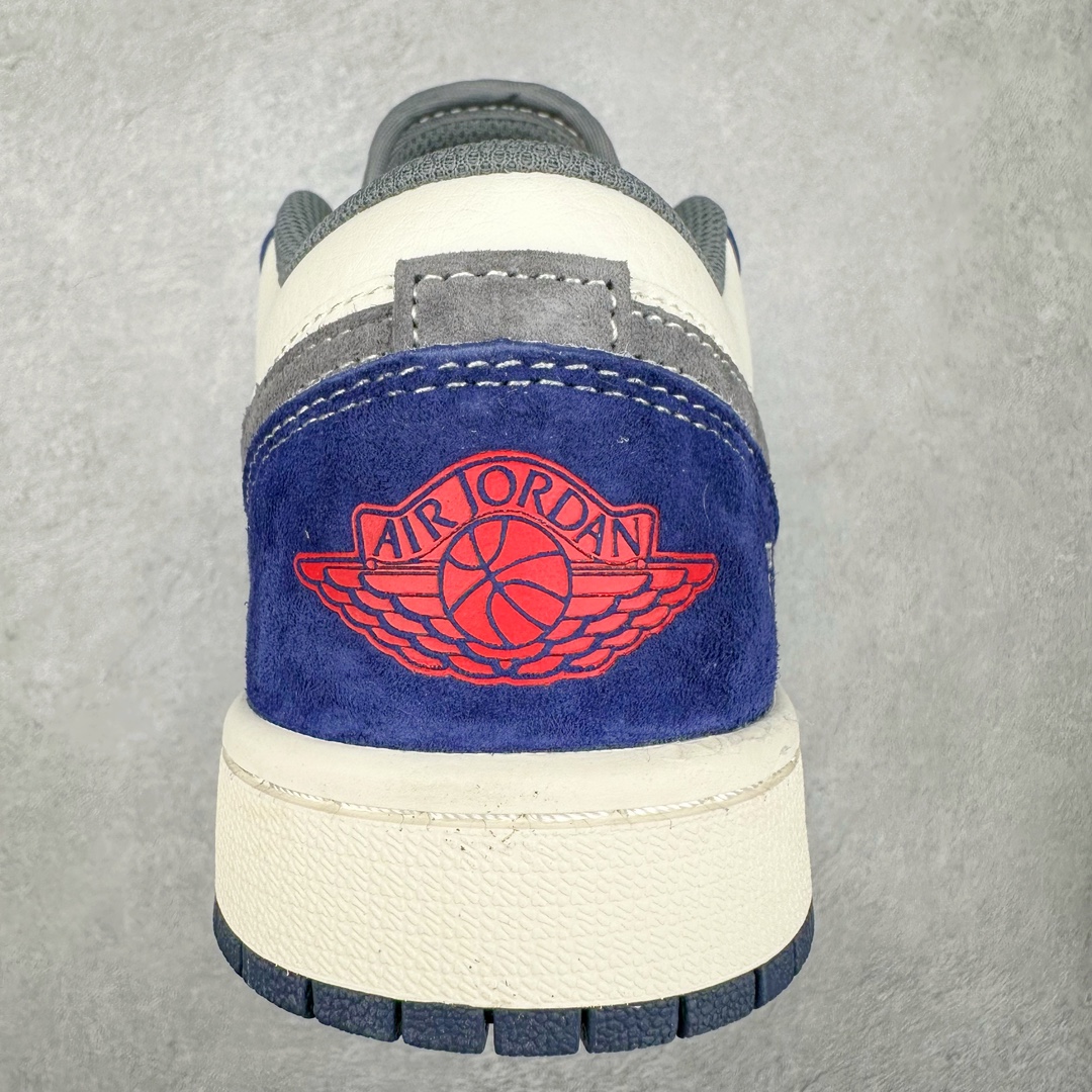 图片[8]-Air Jordan AJ1 Low 低帮系列定制配色WG8850-013 原厂内置气垫魔块 A模大底 头层小牛皮 鞋舌AJ原厂专用牛津布+AJ专用反口珍珠布+原厂无杂质高弹内里海棉+特殊封边弹力鞋带 尺码：36 36.5 37.5 38 38.5 39 40 40.5 41 42 42.5 43 44 44.5 45 46-选品中心