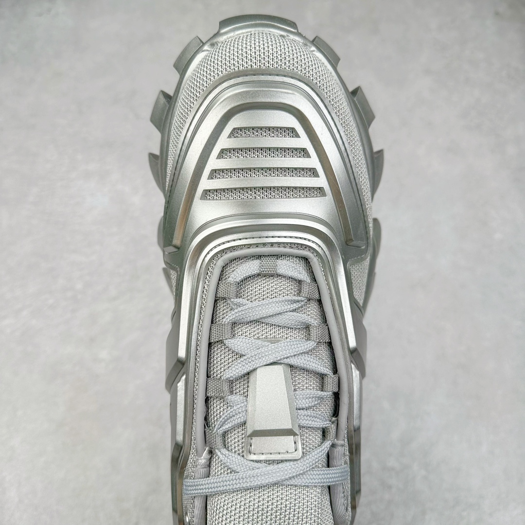 图片[4]-PRADA Cloudbust Thunder 普拉达厚底低帮休闲鞋 该鞋款选用织物和橡胶打造 诠释繁复精致的鞋型 锯齿状橡胶胎面花纹精雕细琢 橡胶饰片赋予鞋面立体效果 尺码：36 37 38 39 40 41 42 43 44 45 46 比运动鞋偏大一码-选品中心