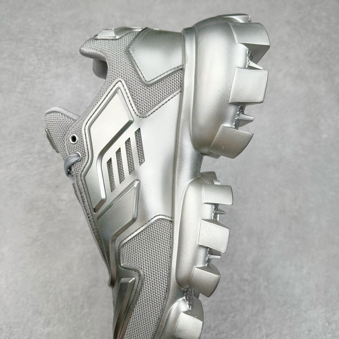 图片[7]-PRADA Cloudbust Thunder 普拉达厚底低帮休闲鞋 该鞋款选用织物和橡胶打造 诠释繁复精致的鞋型 锯齿状橡胶胎面花纹精雕细琢 橡胶饰片赋予鞋面立体效果 尺码：36 37 38 39 40 41 42 43 44 45 46 比运动鞋偏大一码-选品中心