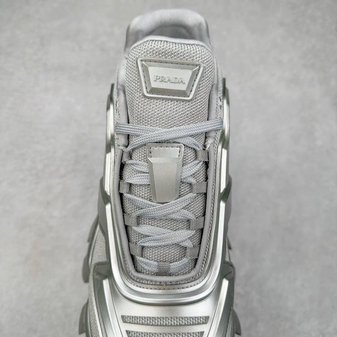 图片[5]-PRADA Cloudbust Thunder 普拉达厚底低帮休闲鞋 该鞋款选用织物和橡胶打造 诠释繁复精致的鞋型 锯齿状橡胶胎面花纹精雕细琢 橡胶饰片赋予鞋面立体效果 尺码：36 37 38 39 40 41 42 43 44 45 46 比运动鞋偏大一码-选品中心