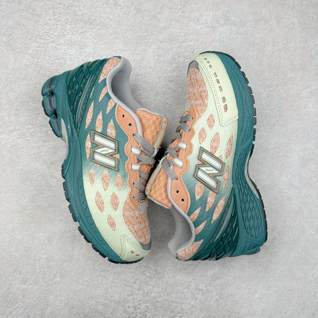 图片[3]-New Balance M1906R NB新百伦系列复古老爹风休闲运动慢跑鞋 采用轻质牛剖革拼接透气网眼衬垫织物鞋面材质 T-Beam大底提供足步弓支撑 保持步态稳定#后跟搭载外露缓震胶 鞋身整体以各种深浅不一的灰色覆盖 鞋头以淡蓝色调装饰，网眼衬垫通过不规律的色块实现做旧的美感 泛黄的鞋底更是进一步增添了复古气息 尺码：36 37 37.5 38 38.5 39.5 40 40.5 41.5 42 42.5 43 44 45-选品中心