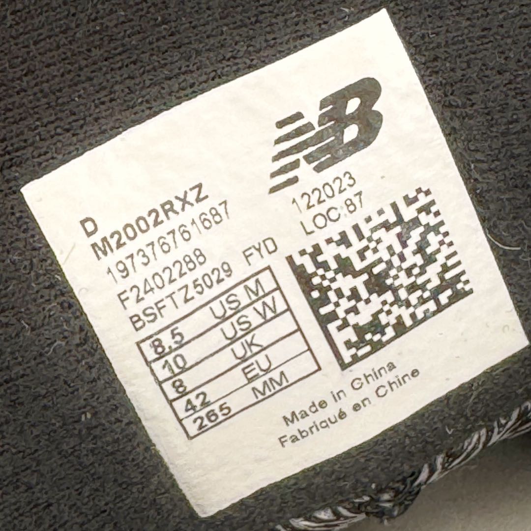 图片[12]-＃M纯原 JJJJound x New Balance NB M2002RXZ Gore-Tex 联名黑灰 NB新百伦潮流复古织物皮革减震防滑耐磨轻便低帮跑步鞋 原档数据独立私模大底 唯一正确六层组合大底 RB前软后硬 百分百还原原鞋脚感 基于市场现有版本全新升级调整 NB市场最强产物 全网最全配色加持 全套原楦原纸板原厂数据开发 全鞋电脑针车加持 原厂网布 原装进口头层翻毛皮料正确绒感卡色 正确中底拉帮中底网布细节 一比一手工擦旧效果 冲裁组合 匠心打造 耗时两个月开发完成 工艺极其复杂难度可想而知 高端零售专供产物 尺码：36 37 37.5 38 38.5 39.5 40 40.5 41.5 42 42.5 43 44 44.5 45 45.5 46.5 47-选品中心