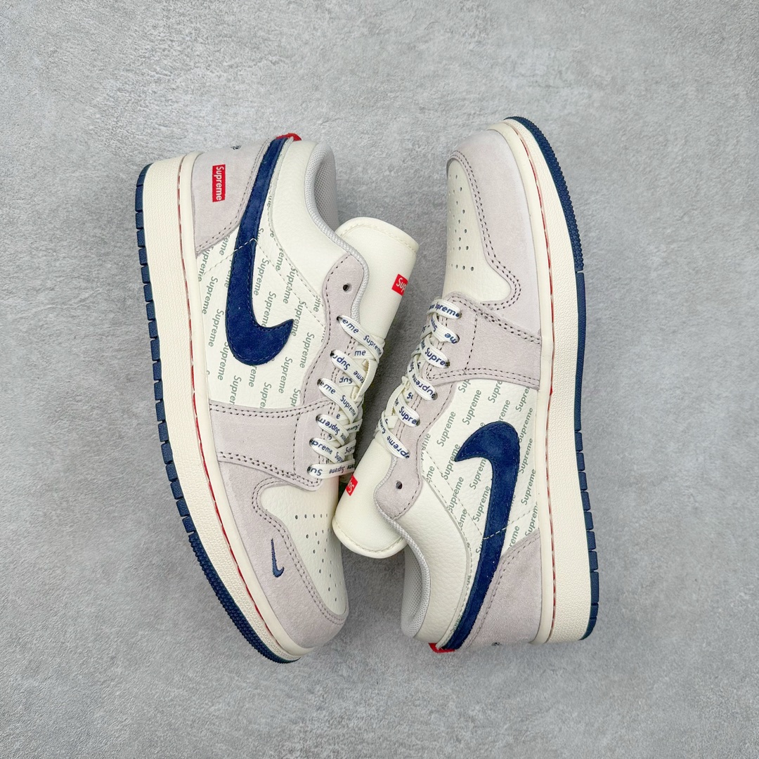 图片[3]-TS x Air Jordan AJ1 Low 倒钩低帮联名定制配色 LJ6688-009 原厂内置气垫魔块 A模大底 头层小牛皮 鞋舌AJ原厂专用牛津布+AJ专用反口珍珠布+原厂无杂质高弹内里海棉+特殊封边弹力鞋带 尺码：36 36.5 37.5 38 38.5 39 40 40.5 41 42 42.5 43 44 44.5 45 46 47.5-选品中心