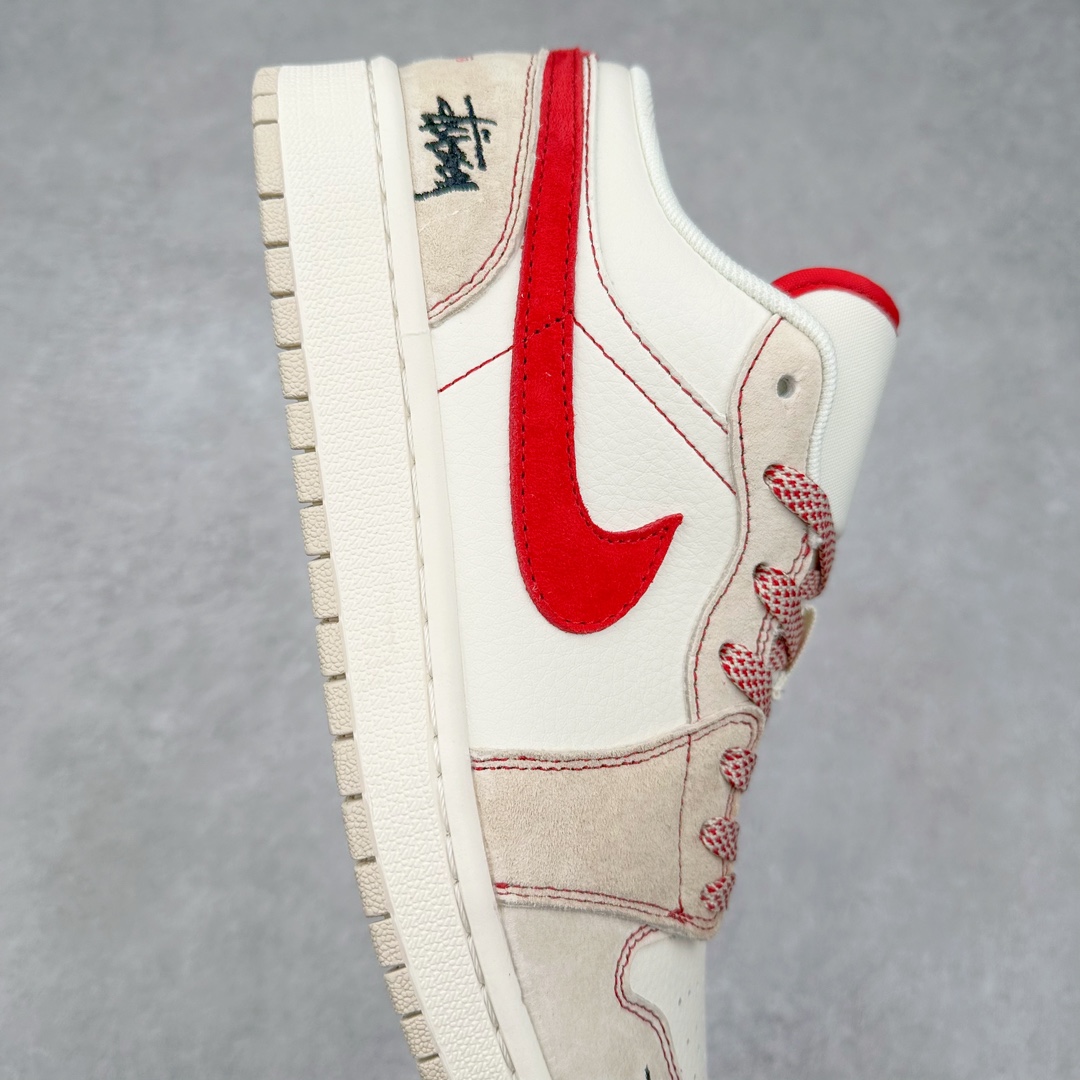 图片[6]-TS x Air Jordan AJ1 Low 倒钩低帮联名定制配色 SJ9950-040 原厂内置气垫魔块 A模大底 头层小牛皮 鞋舌AJ原厂专用牛津布+AJ专用反口珍珠布+原厂无杂质高弹内里海棉+特殊封边弹力鞋带 尺码：36 36.5 37.5 38 38.5 39 40 40.5 41 42 42.5 43 44 44.5 45 46 47.5-选品中心