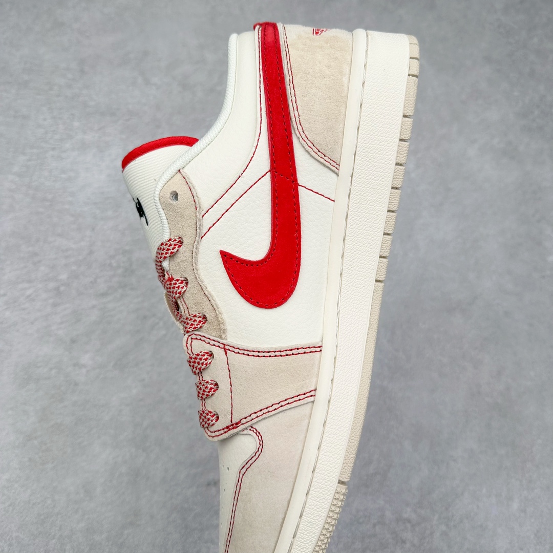 图片[7]-TS x Air Jordan AJ1 Low 倒钩低帮联名定制配色 SJ9950-040 原厂内置气垫魔块 A模大底 头层小牛皮 鞋舌AJ原厂专用牛津布+AJ专用反口珍珠布+原厂无杂质高弹内里海棉+特殊封边弹力鞋带 尺码：36 36.5 37.5 38 38.5 39 40 40.5 41 42 42.5 43 44 44.5 45 46 47.5-选品中心