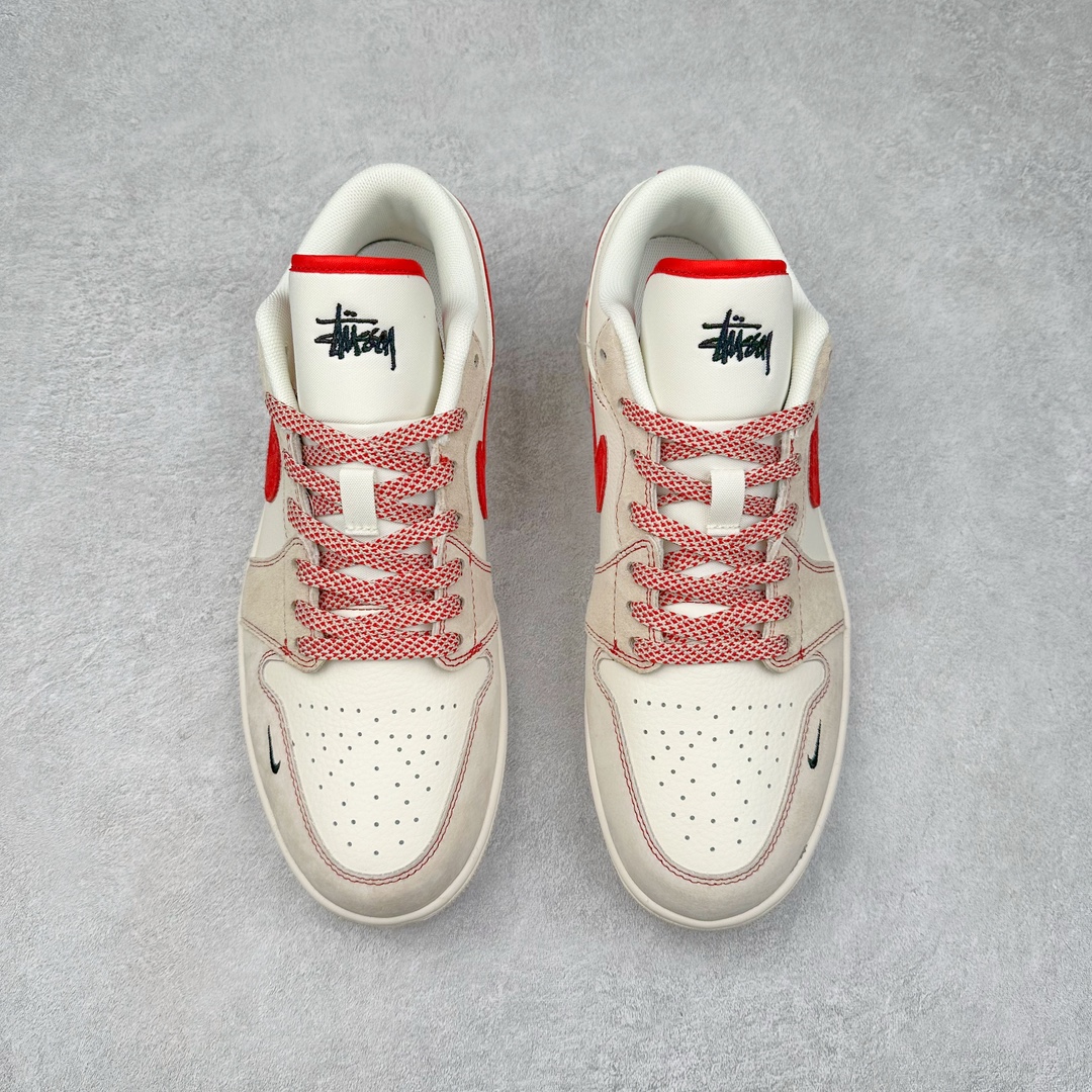 图片[2]-TS x Air Jordan AJ1 Low 倒钩低帮联名定制配色 SJ9950-040 原厂内置气垫魔块 A模大底 头层小牛皮 鞋舌AJ原厂专用牛津布+AJ专用反口珍珠布+原厂无杂质高弹内里海棉+特殊封边弹力鞋带 尺码：36 36.5 37.5 38 38.5 39 40 40.5 41 42 42.5 43 44 44.5 45 46 47.5-选品中心
