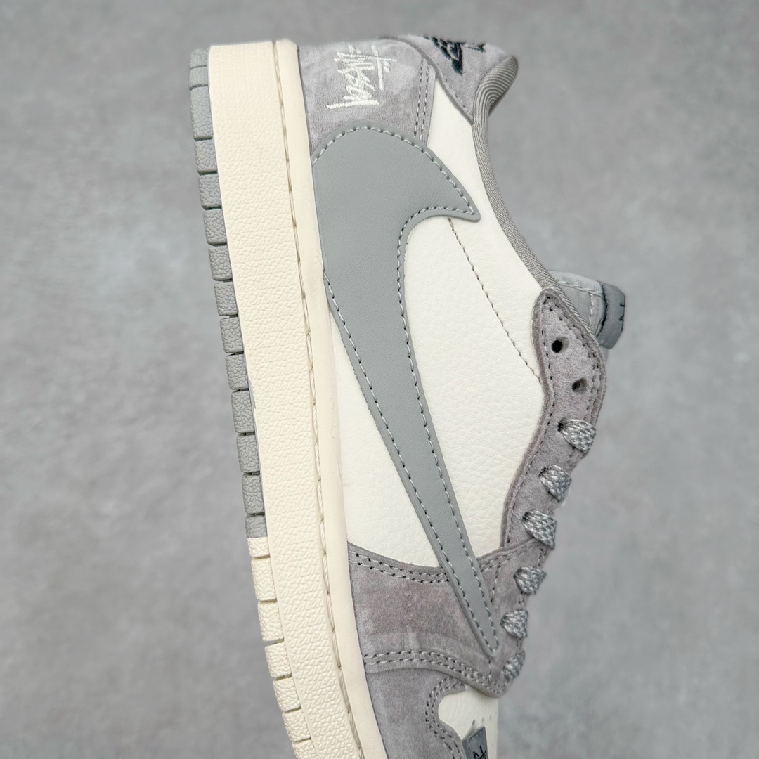 图片[6]-TS x Air Jordan AJ1 Low 倒钩低帮联名定制配色 SJ2068-132 原厂内置气垫魔块 A模大底 头层小牛皮 鞋舌AJ原厂专用牛津布+AJ专用反口珍珠布+原厂无杂质高弹内里海棉+特殊封边弹力鞋带 尺码：36 36.5 37.5 38 38.5 39 40 40.5 41 42 42.5 43 44 44.5 45 46 47.5-选品中心