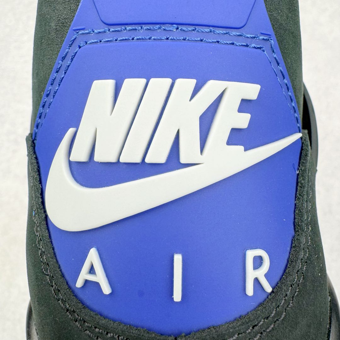 图片[18]-＃PK纯原 Air Jordan AJ4 Rare Air Laser 黑蓝红 FV5029-003 全套原纸板楦头开发 原厂特供皮料加持 确保原汁原味 完美呈现四代版型 一比一鞋头弧度高度鞋身弧度 数据细节工艺流程均保持原鞋一致 原厂TPU网格鞋带扣 正确内里网布 菱角分明不变形无多余毛边 柔软性质感一致于原鞋 原厂织唛标 原厂飞人电绣工艺 尾指中部跳三针 独家绑鞋带手法 印刷中底布 四线拉帮 米色美纹纸贴合固定 进口港宝加持 后跟自然饱满 全鞋荧光划线卡点 追求极致完美 每一双都是工艺品 多重QC质检 超越公司货的品控标准 实实在在的免检产品 尺码：40 40.5 41 42 42.5 43 44 44.5 45 46 47.5-选品中心
