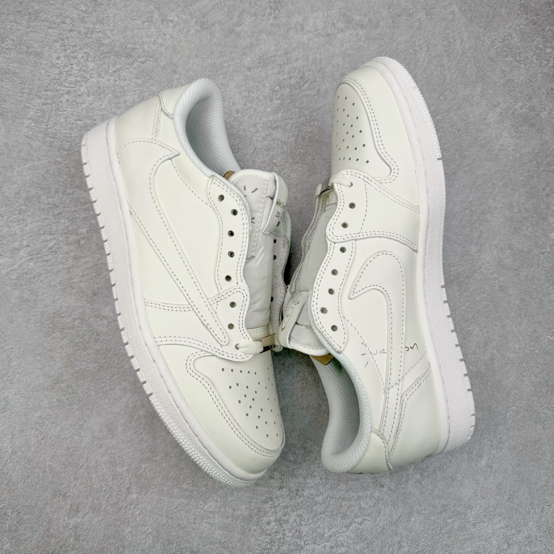 Travis Scott x Air Jordan 1 Low OG SP 'TS' White Sneaker - Limited Edition 4 1734850549 447