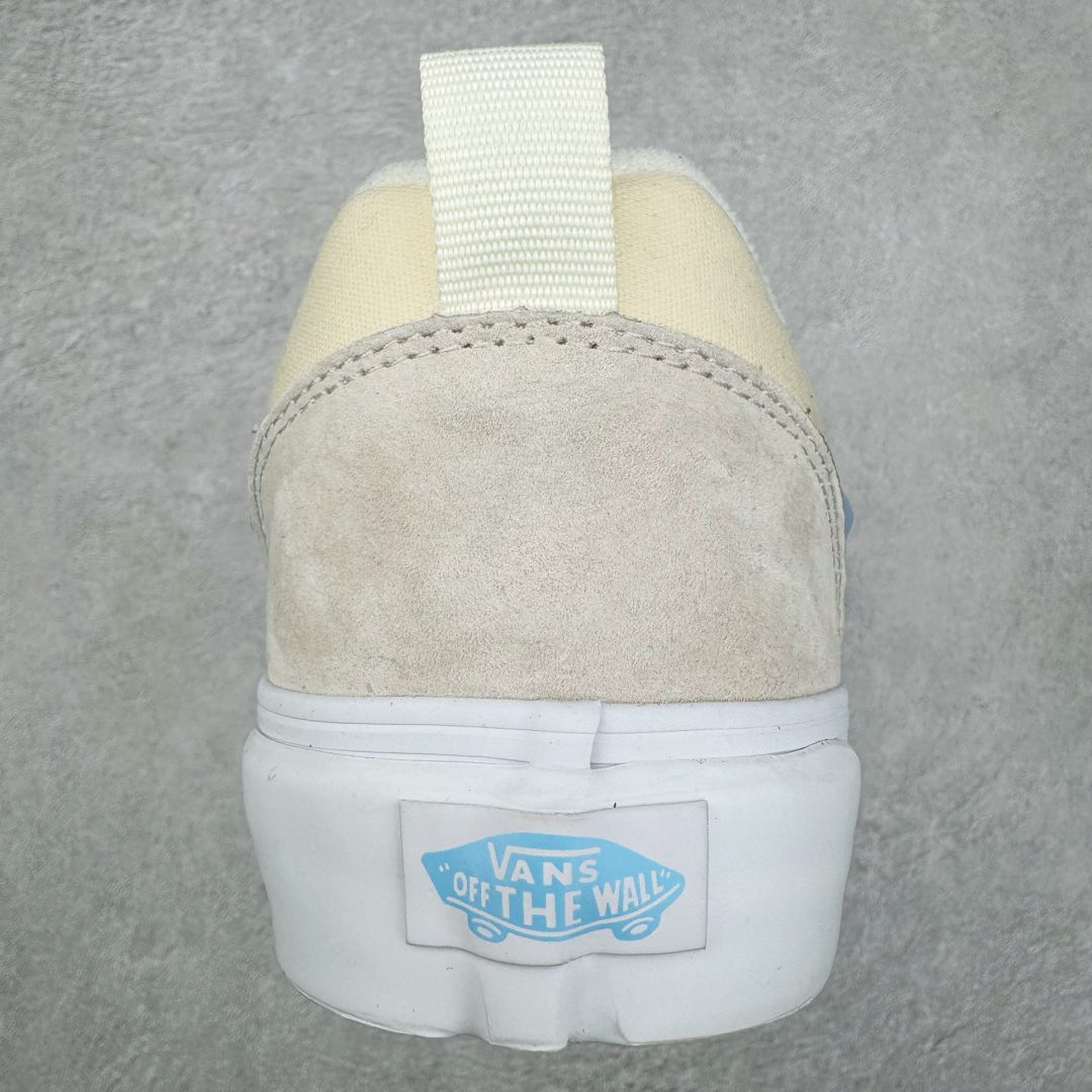 图片[8]-Vans Knu Skool 米白蓝 官方新配色 肥胖版立体大Logo 加厚鞋舌 低帮复古休闲硫化面包鞋 货号：VN000D22ZCF 尺码：35 36 36.5 37 38 38.5 39 40 40.5 41 42 42.5 43 44 45 工艺：硫化1：1（重量1：1、真标、原钢印、材质标、鞋型标、合格证）-选品中心