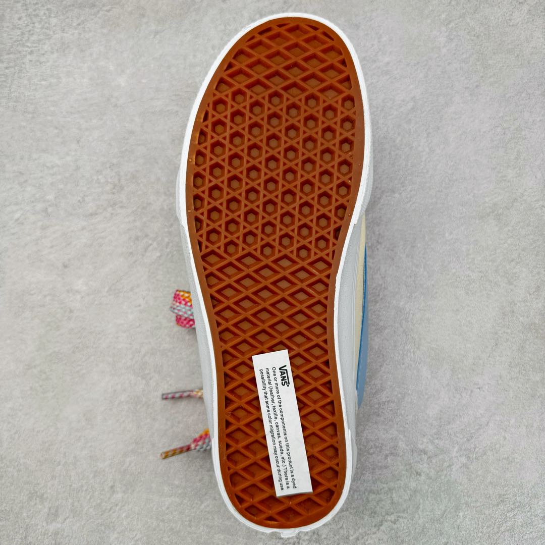 图片[9]-Vans Knu Skool 米白蓝 官方新配色 肥胖版立体大Logo 加厚鞋舌 低帮复古休闲硫化面包鞋 货号：VN000D22ZCF 尺码：35 36 36.5 37 38 38.5 39 40 40.5 41 42 42.5 43 44 45 工艺：硫化1：1（重量1：1、真标、原钢印、材质标、鞋型标、合格证）-选品中心